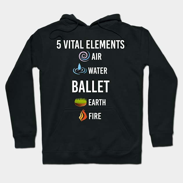 5 Elements Ballet Hoodie by blakelan128